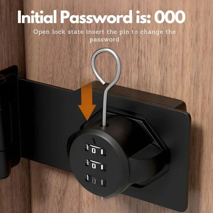 Keyless entry, convenient - punch-free combination locks🔑