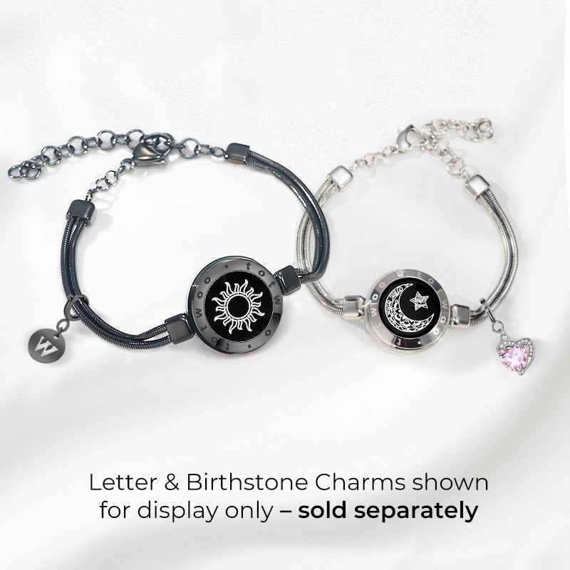 Sun & Moon Touch Bracelets with Snake Chain(Free gift box packaging as a gift)