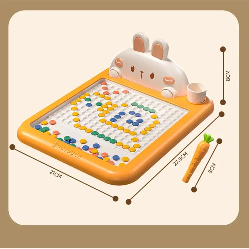 Educational magnetic drawing board