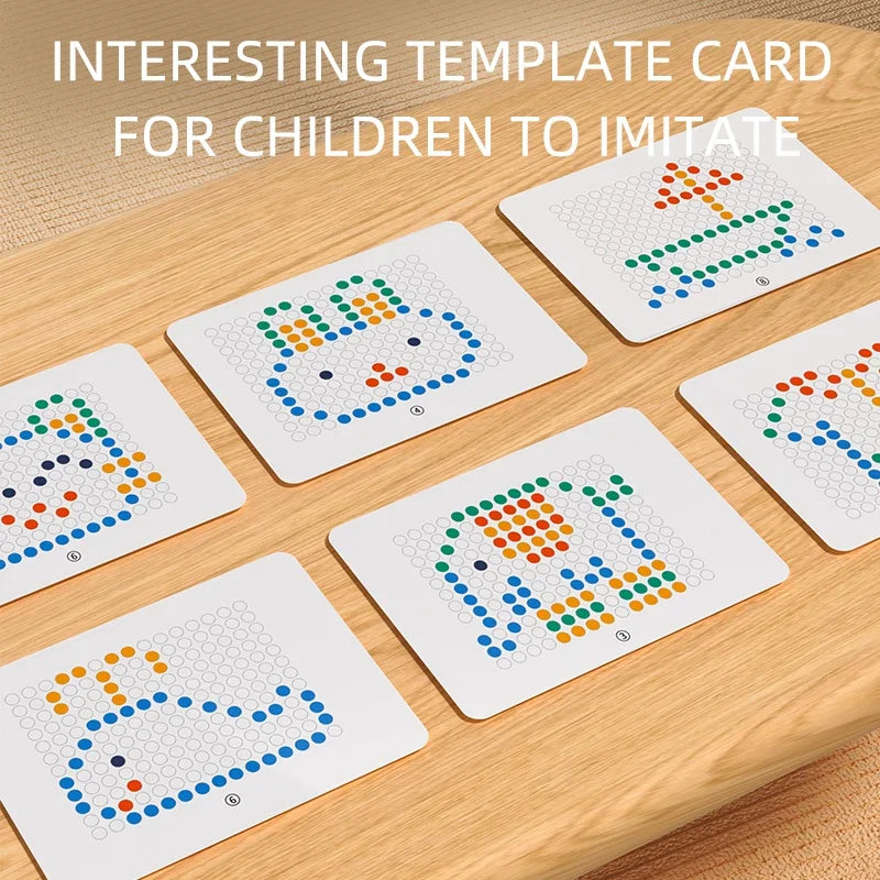 Educational magnetic drawing board