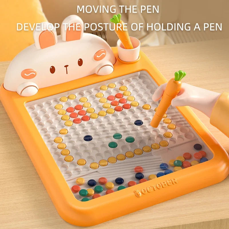 Educational magnetic drawing board