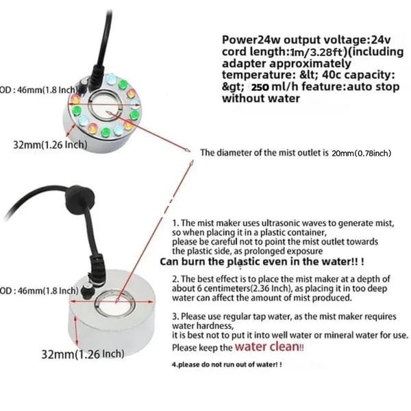 EerieMist-Spooky Ultrasonic Fog Maker Decor