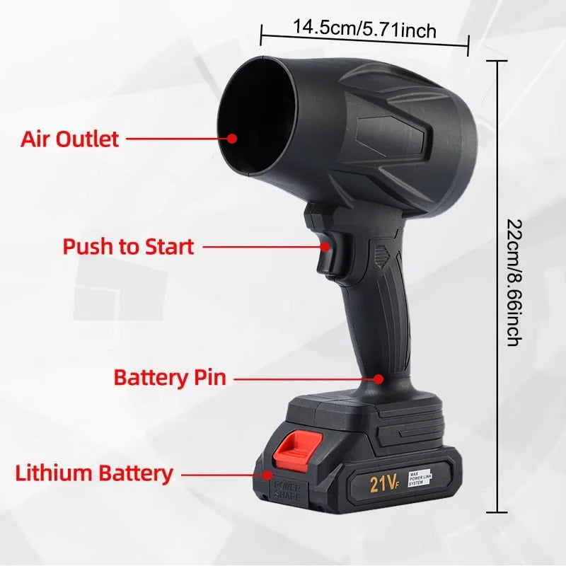 Cordless Turbine Super Powerful Air Duster