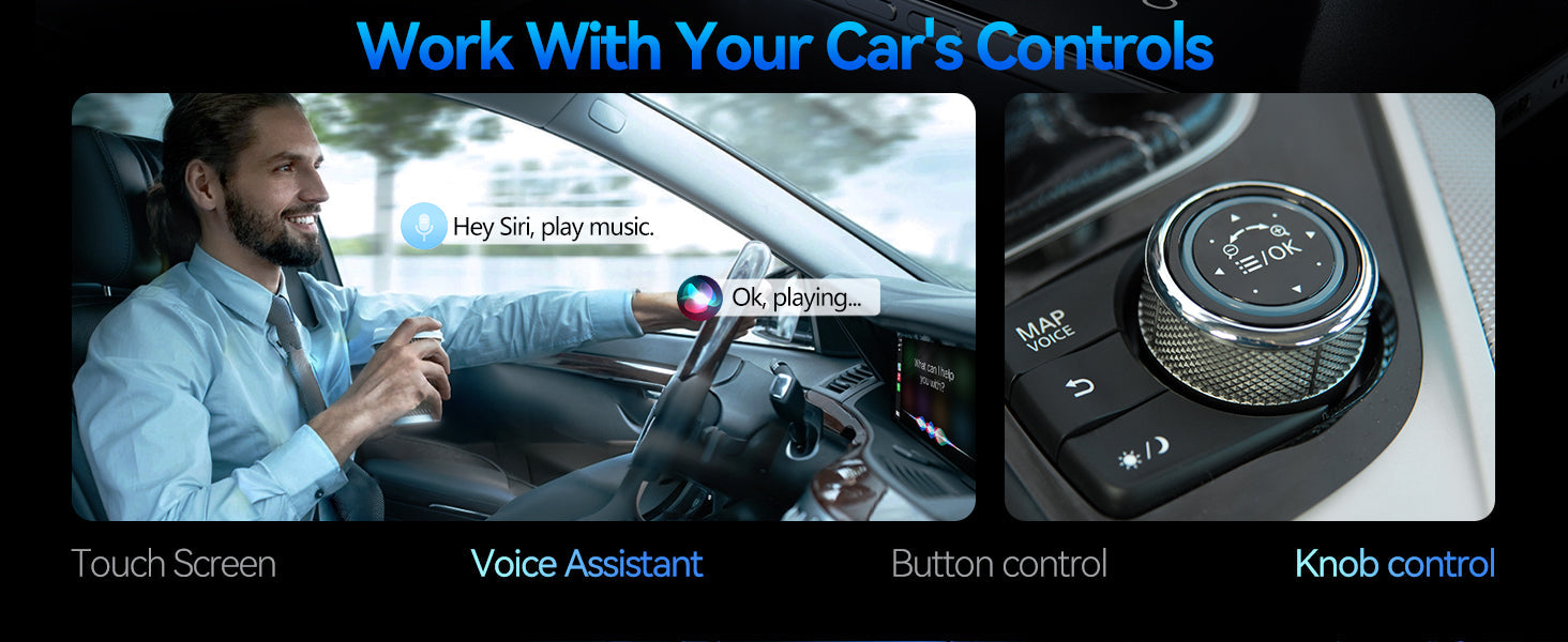 Wireless CarPlay Adapter 2025 for Wired CarPlay Cars – Plug & Play iPhone