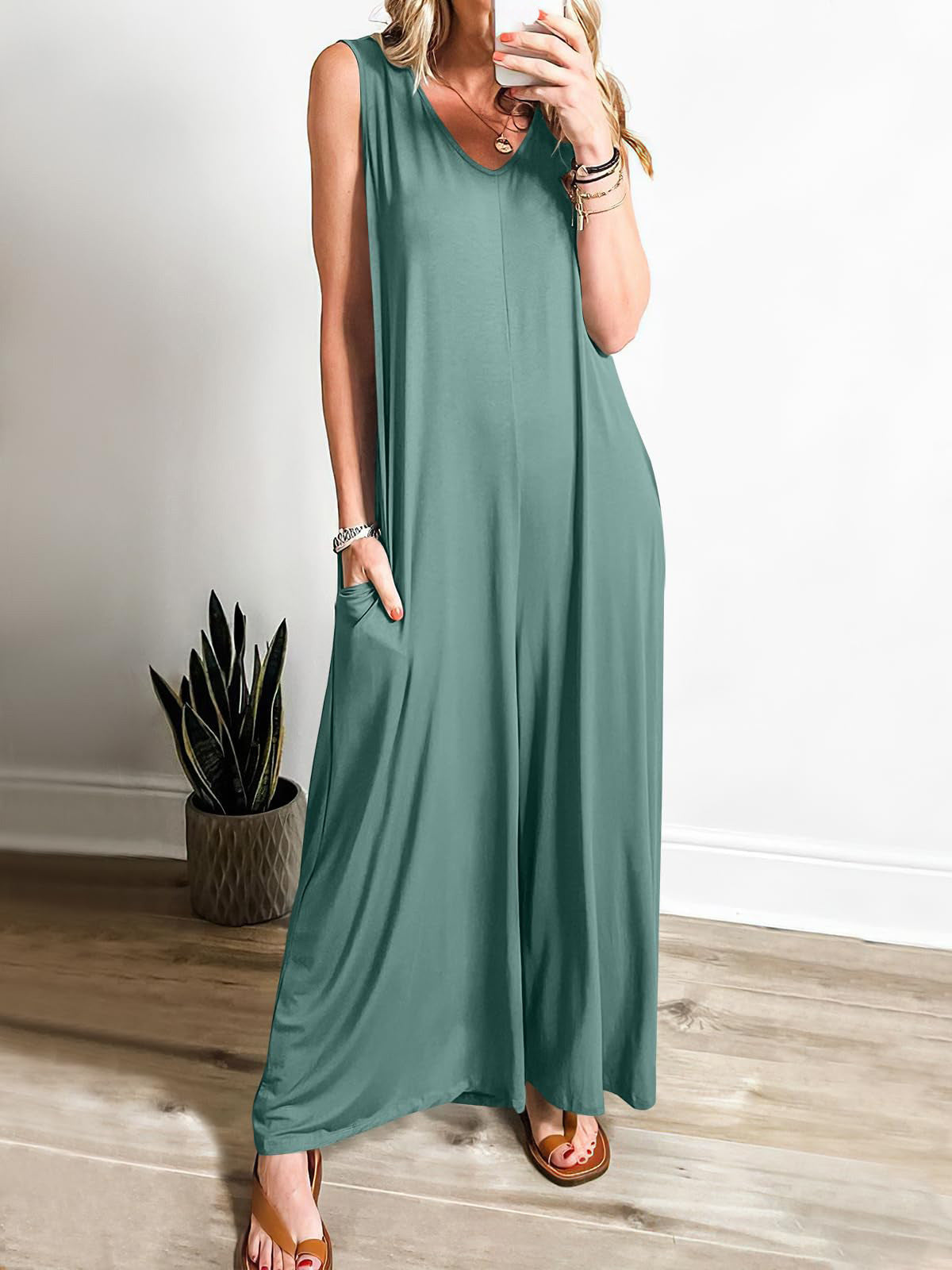 2025 Summer Fresh Casual Women's Jumpsuit Thin Style