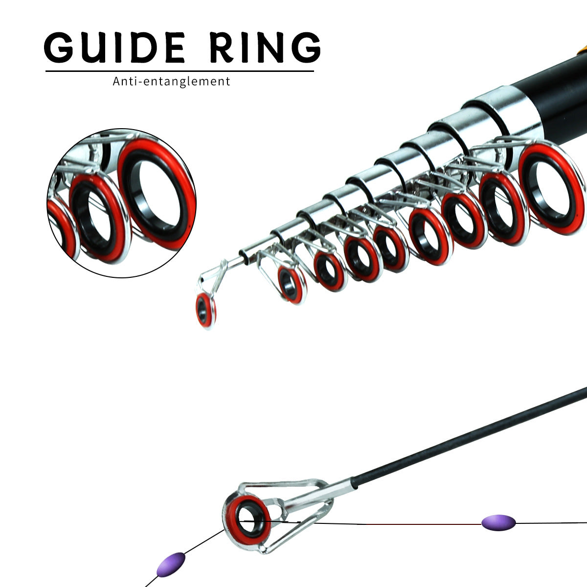 Professional fishing rod set