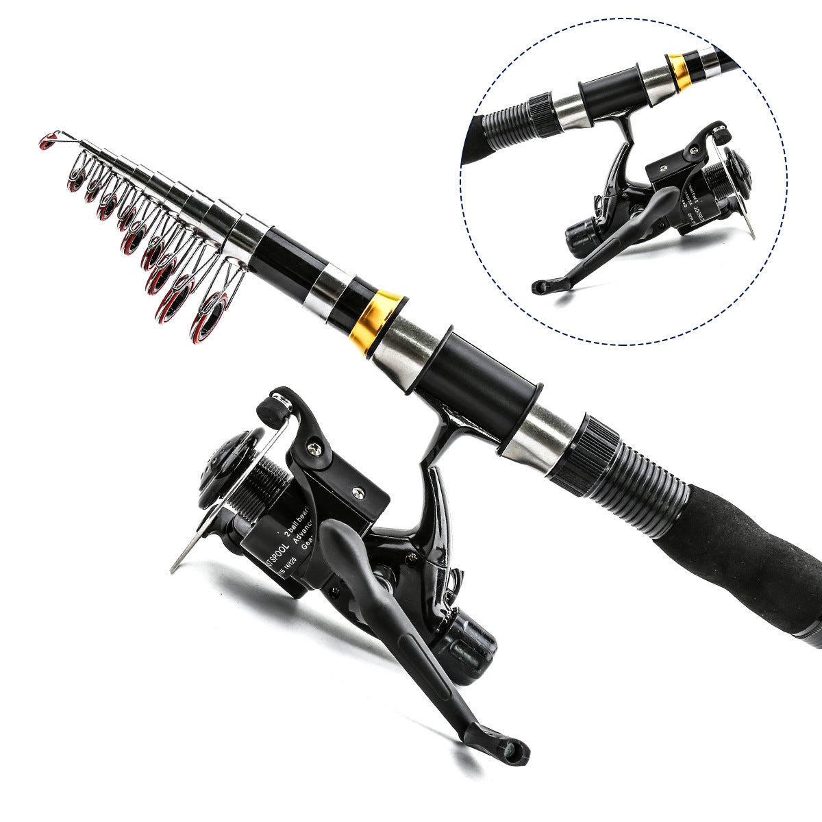 Professional fishing rod set