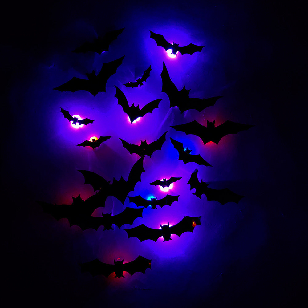 3D Halloween LED Night Light Wall Sticker