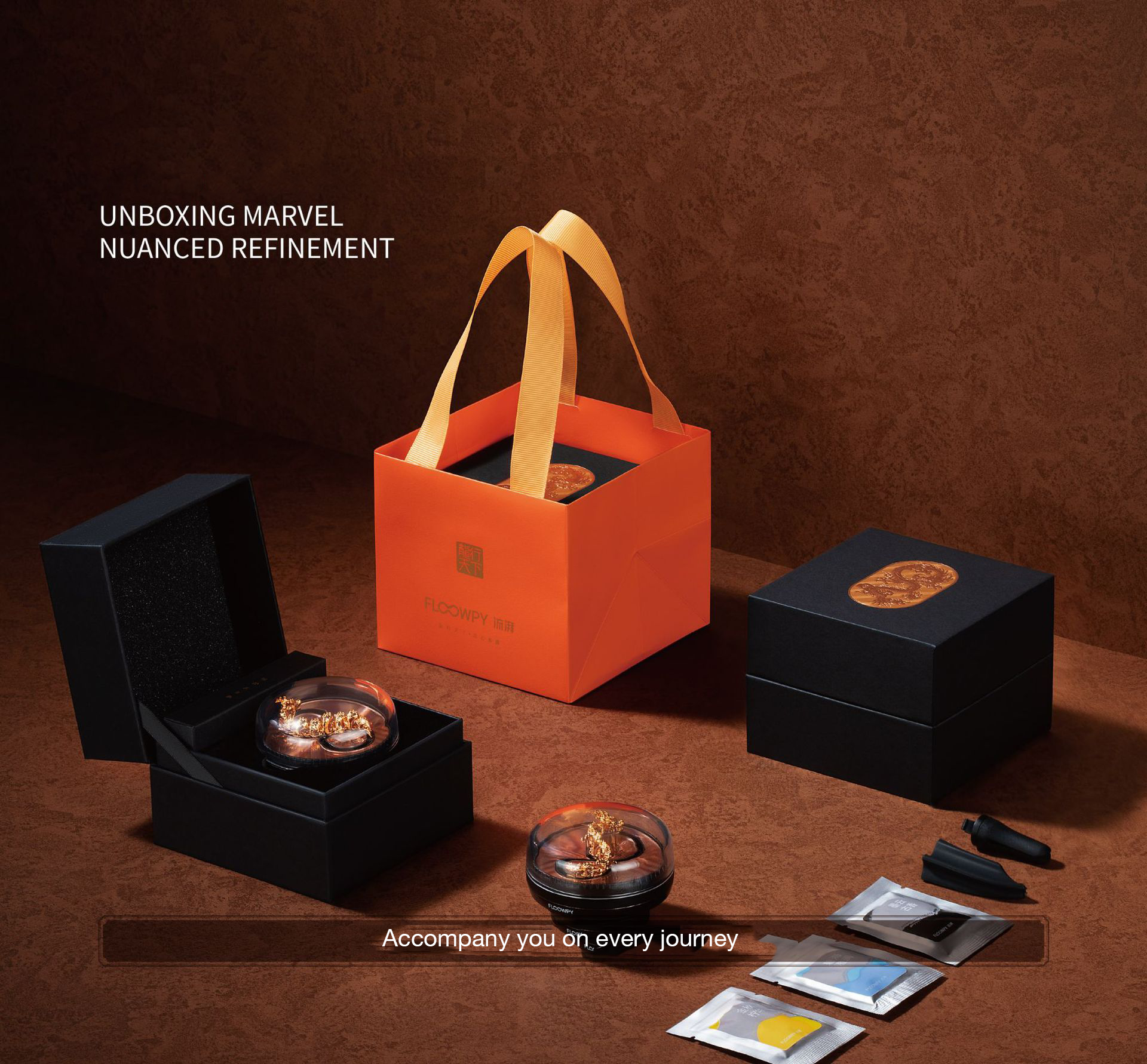 「 NOBLE」High-end car air conditioning outlet car aromatherapy dynamic wind energy self-rotating perfume ornaments