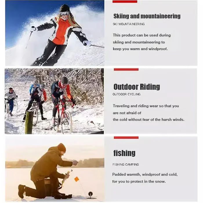 โ๏ธ Plush-Lined Thermal Hat with Face Mask - Full Head & Face Protection for Extreme Cold, Unisex Comfort for Skiing/Mountaineering ๐๏ธ๐ฅ
