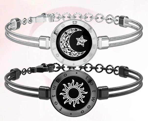 Sun & Moon Touch Bracelets with Snake Chain(Free gift box packaging as a gift)