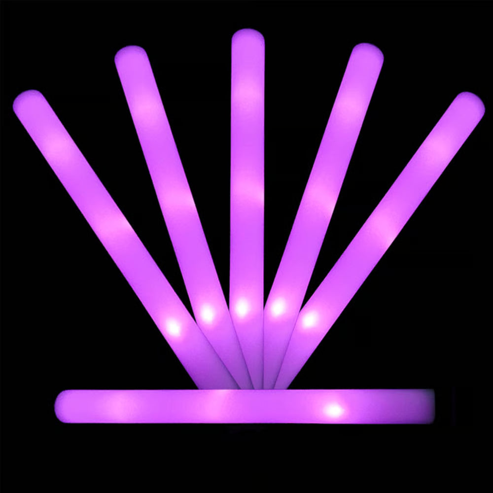 Vibrant LED Foam Glow Sticks