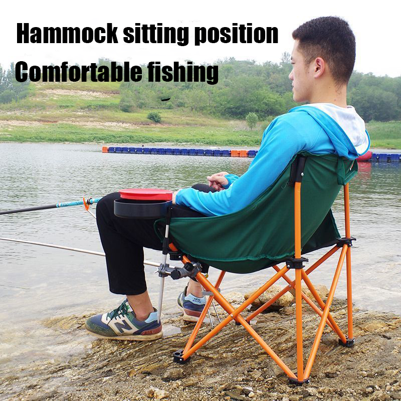 New upgraded simple outdoor fishing folding chair (new upgraded material, no need to worry about bad location)