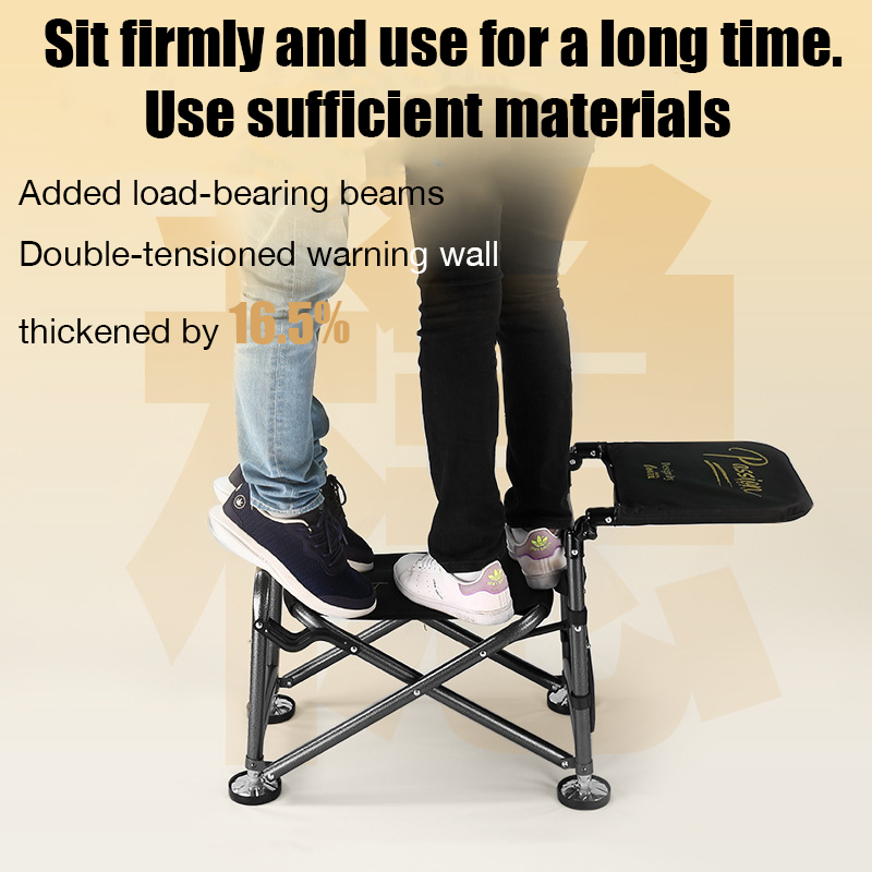 2025 latest upgraded fishing stool (adjustable seat and length, not afraid of any bad environment!)
