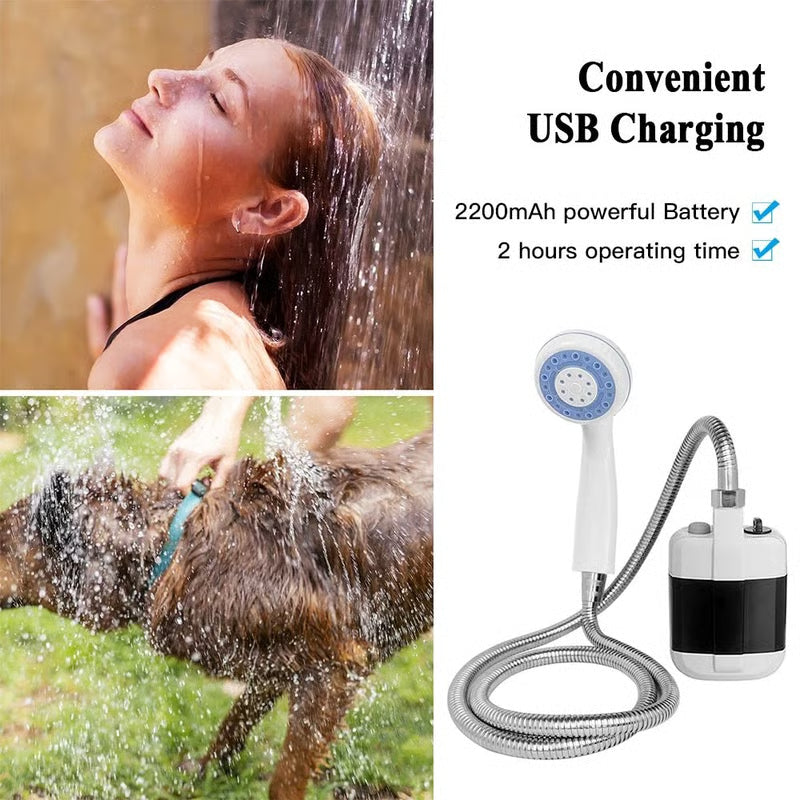🏆Flash Sale⚡ 50K+ SOLD! Almost Gone-💥🚿 Stay Fresh Outdoors– ✨ Portable Camping Shower with Adjustable Flow – For Easy & Convenient Outdoor Cleaning!,Best Gifts