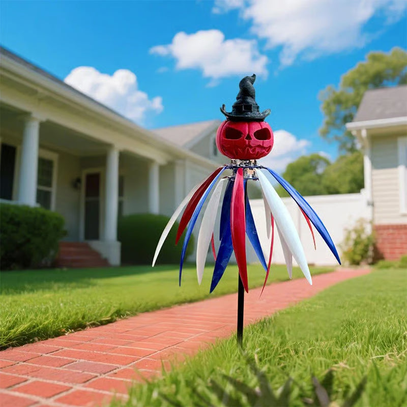 When the jack-o'-lantern lights upš, all legends will awaken...š»Pumpkin Wind Spinner for Outdoor