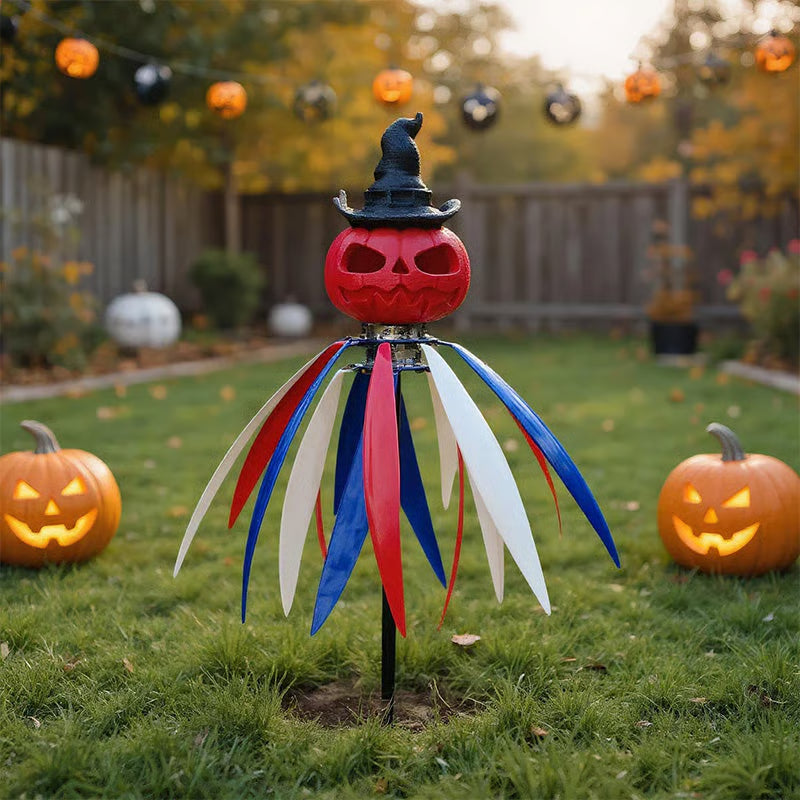 When the jack-o'-lantern lights upš, all legends will awaken...š»Pumpkin Wind Spinner for Outdoor