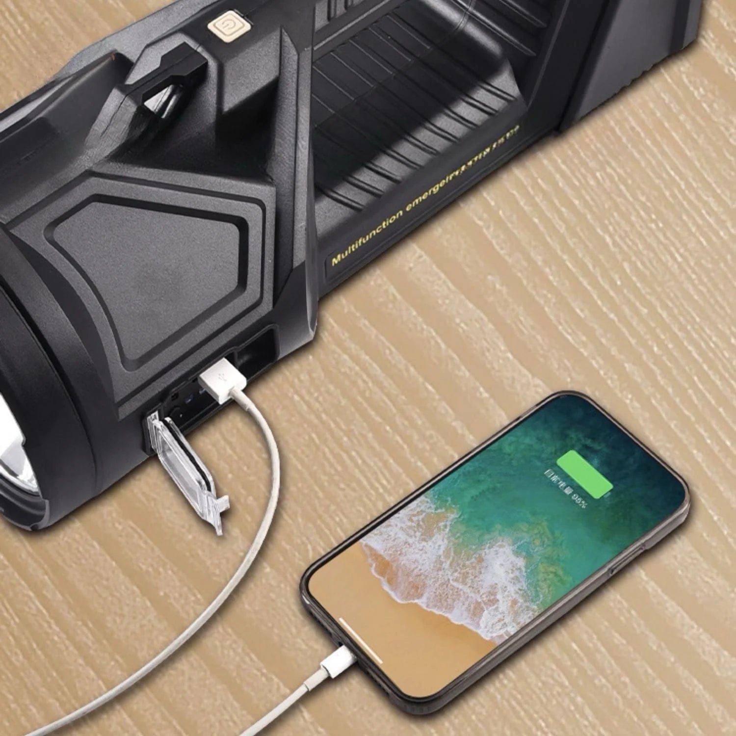 Super Flashlight | Ultra Bright • 6000 mAh • 500 m Range
