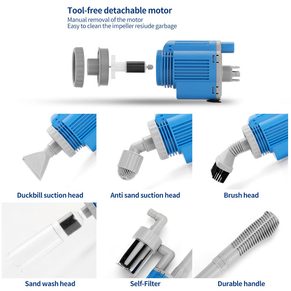 360GPH Electric Aquarium Gravel Cleaner