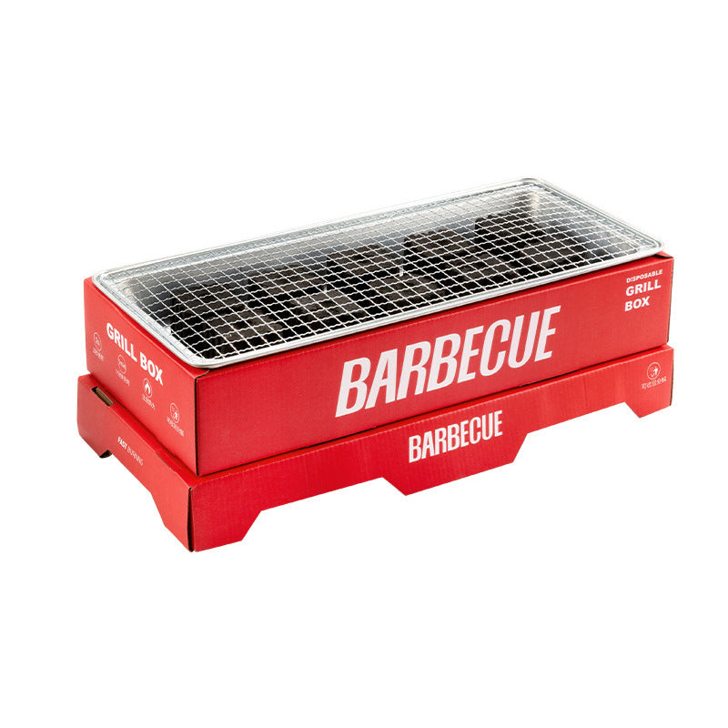 Disposable barbecue oven (smokeless, long-term barbecue, reusable)