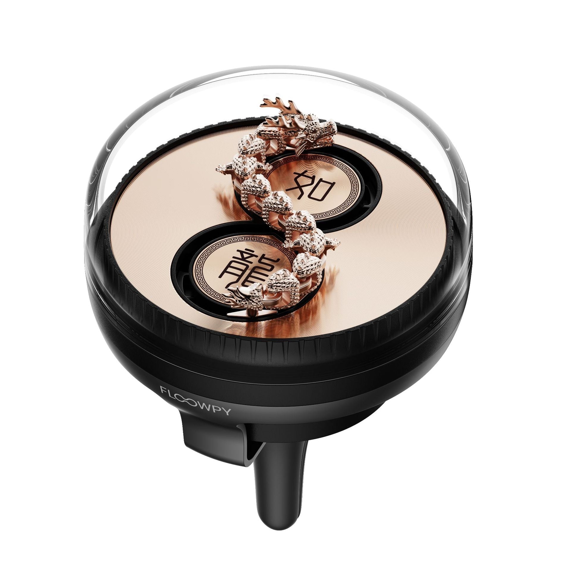 「 NOBLE」High-end car air conditioning outlet car aromatherapy dynamic wind energy self-rotating perfume ornaments