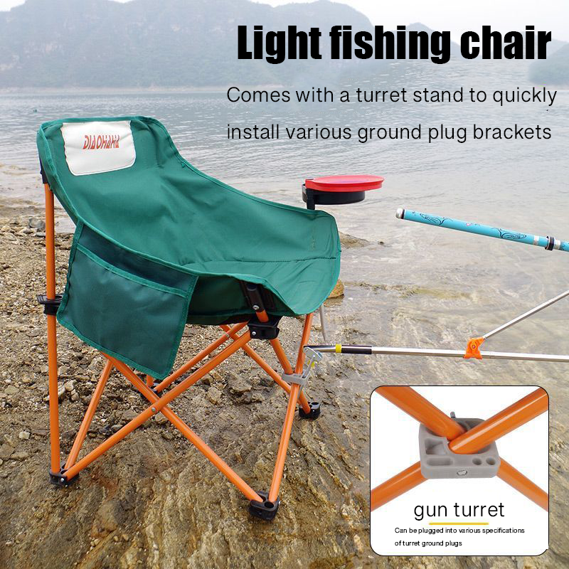 New upgraded simple outdoor fishing folding chair (new upgraded material, no need to worry about bad location)