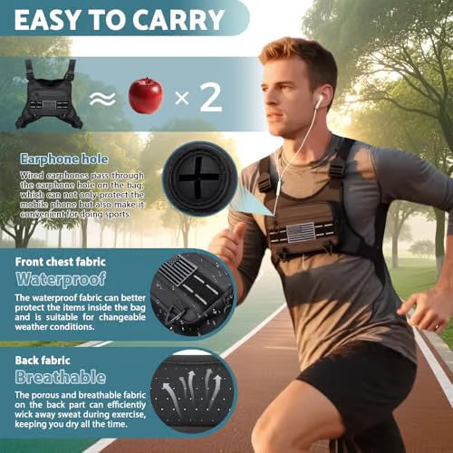 🏃♂️ STORM-PROOF TACTICAL CHEST PACK