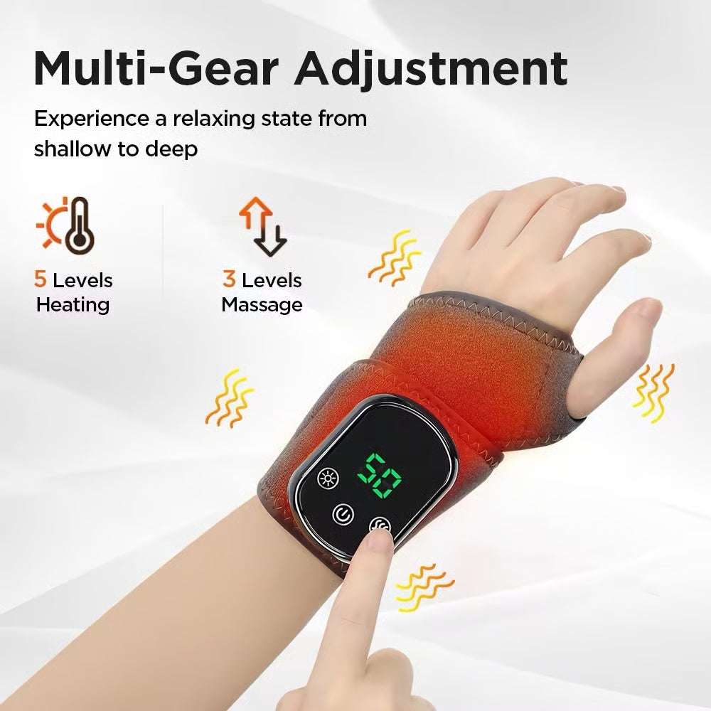 🔥49% OFF🔥Three-speed vibration heat therapy massager for hands and feet