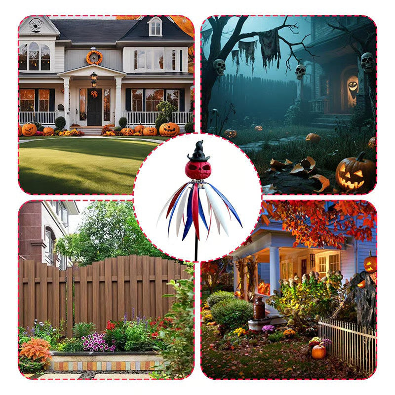 When the jack-o'-lantern lights upš, all legends will awaken...š»Pumpkin Wind Spinner for Outdoor