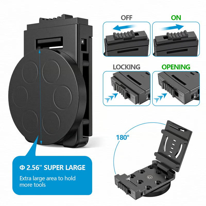 Heavy Duty Magnetic Tool Belt Clip