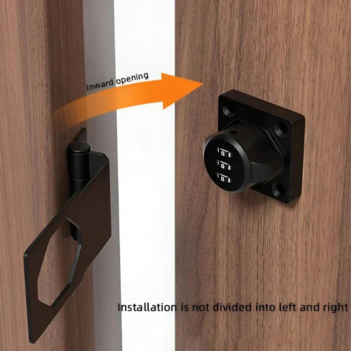 Keyless entry, convenient - punch-free combination locks🔑