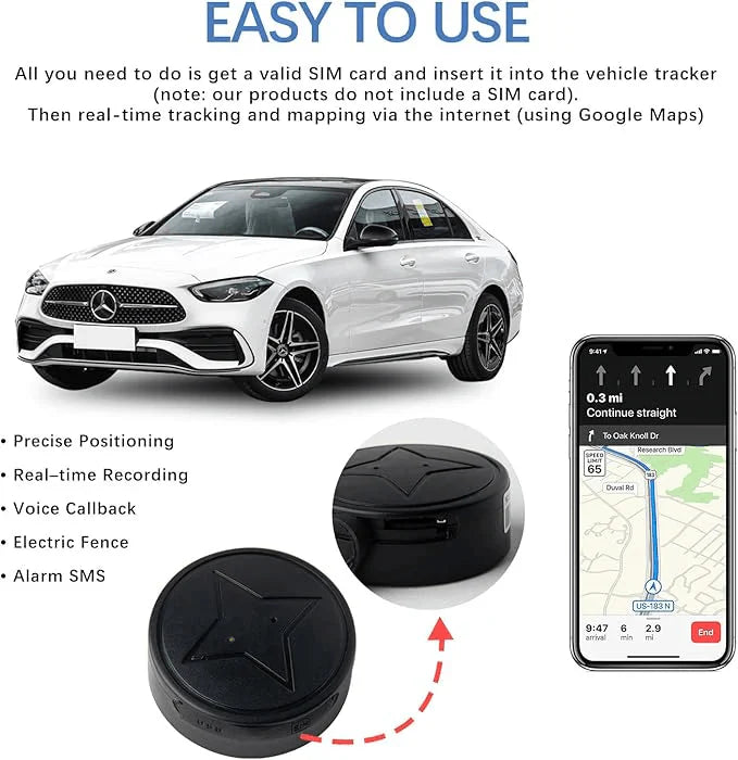 GPS Tracker – Easy Tracking via Find My, Secure Your Items