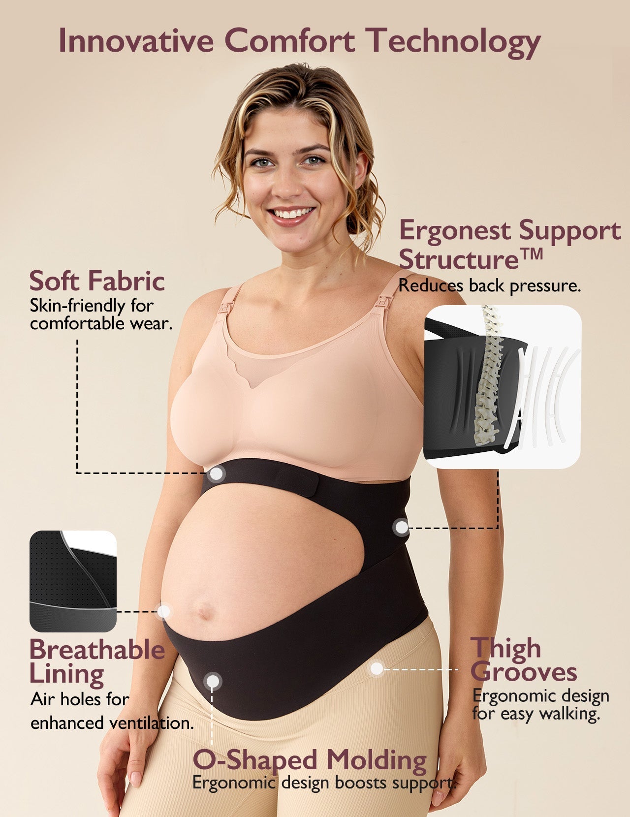 BellyEmbrace - Momcozy Ergonest Maternity Belly Band