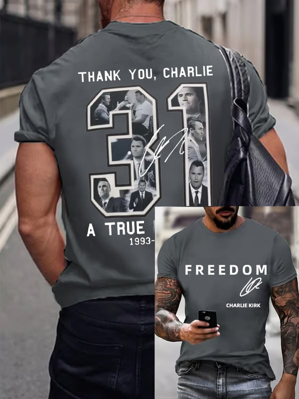 Men's Commemorative Liberty Signature 31 Print T-shirt