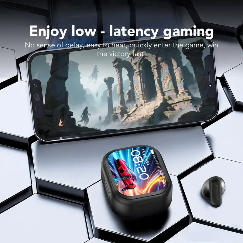True Wireless Ear Buds with LCD Screen(AI simultaneous interpretation in 140 languages)