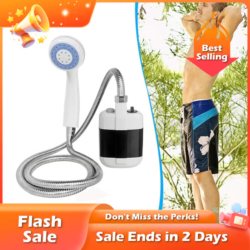 🏆Flash Sale⚡ 50K+ SOLD! Almost Gone-💥🚿 Stay Fresh Outdoors– ✨ Portable Camping Shower with Adjustable Flow – For Easy & Convenient Outdoor Cleaning!,Best Gifts