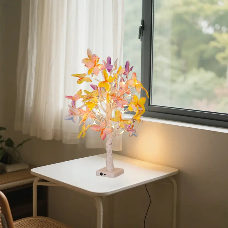 Butterfly LED Birch Tree Lights