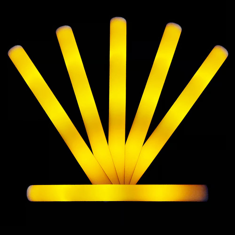 Vibrant LED Foam Glow Sticks