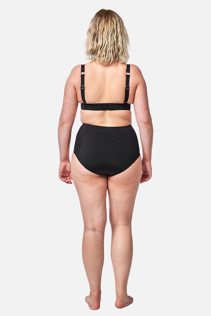 Never Say Never Bikini Bralette (DD-F Cup) BLACK