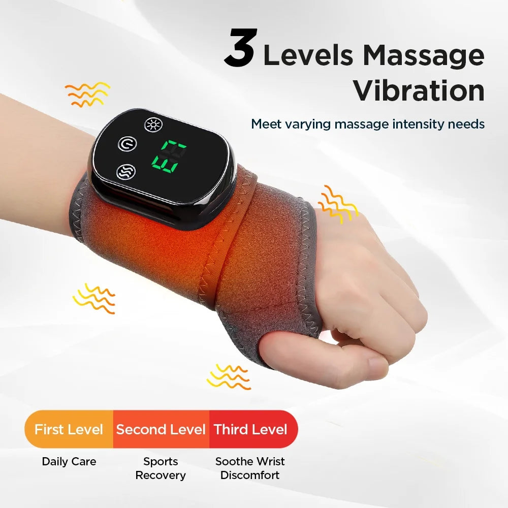 🔥49% OFF🔥Three-speed vibration heat therapy massager for hands and feet