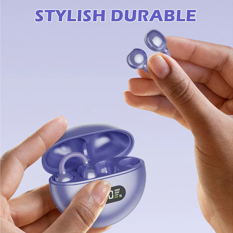Comfort Open-Ear Clip-On Bluetooth Earbuds