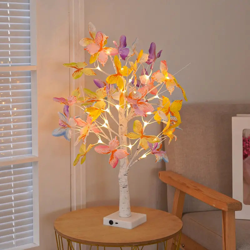 Butterfly LED Birch Tree Lights