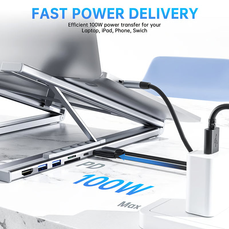 8-in-1 USB-C Laptop Stand