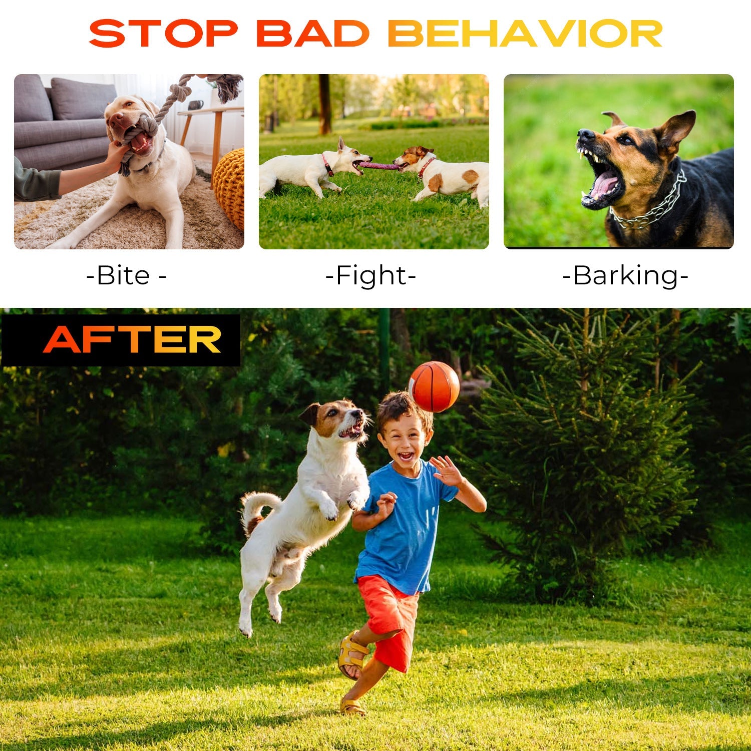 Rechargeable portable anti-barking dog repellent Intelligent frequency conversion LED dog barking stopper Ultrasonic barking stopper