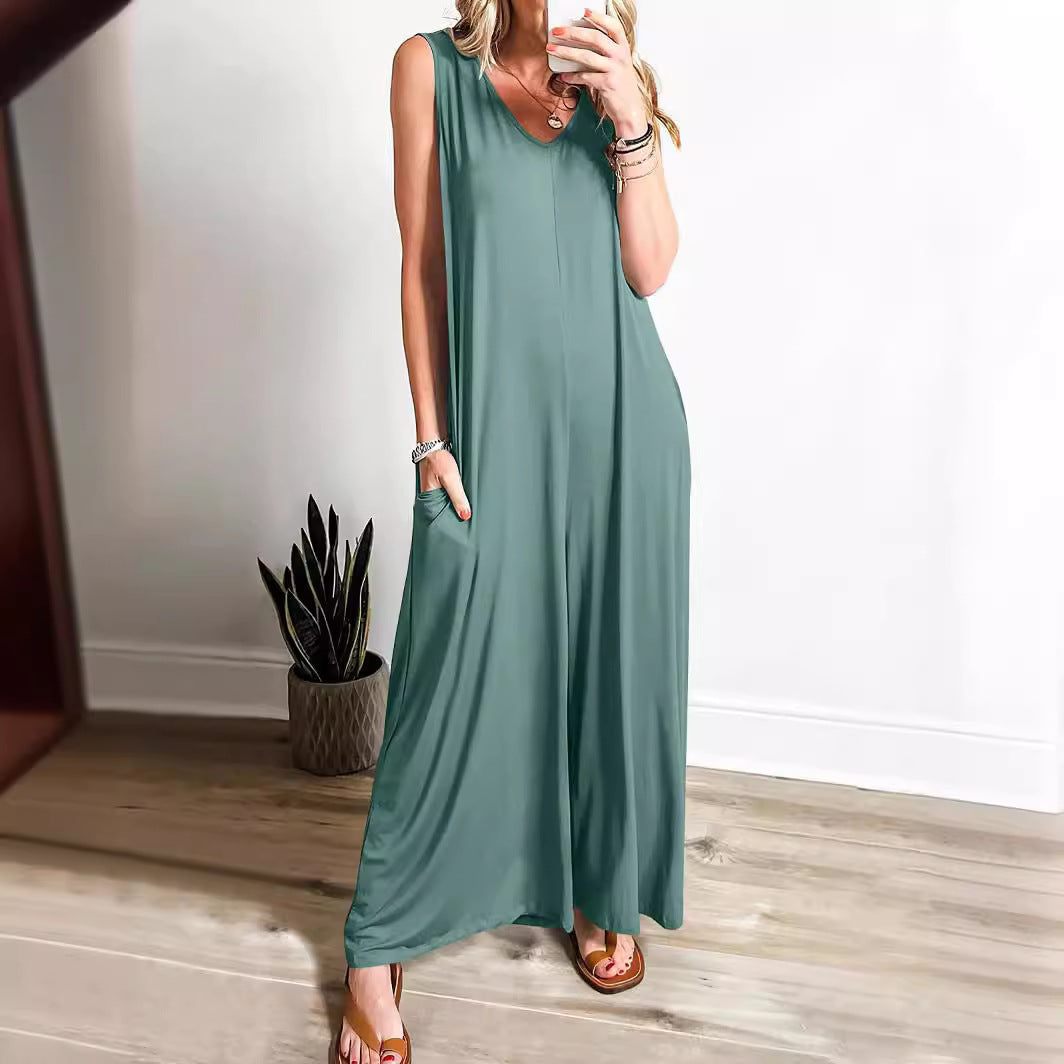 2025 Summer Fresh Casual Women's Jumpsuit Thin Style