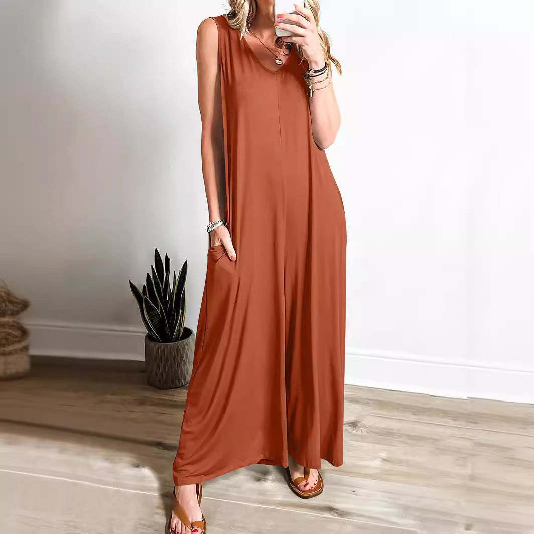 2025 Summer Fresh Casual Women's Jumpsuit Thin Style