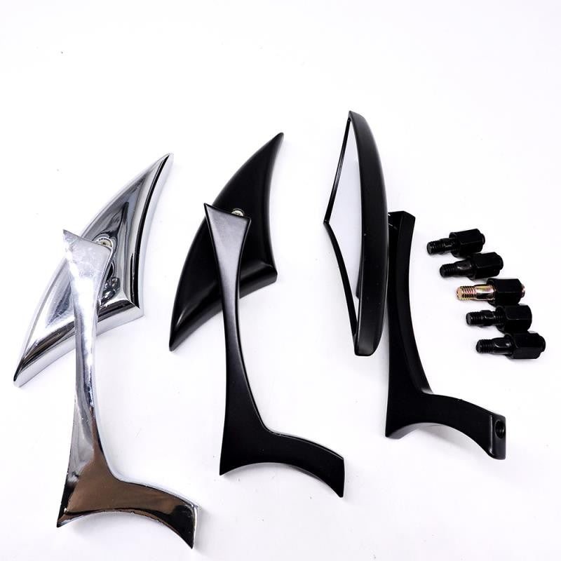 Lightning inverted triangle Motorcycle modified rearview mirror