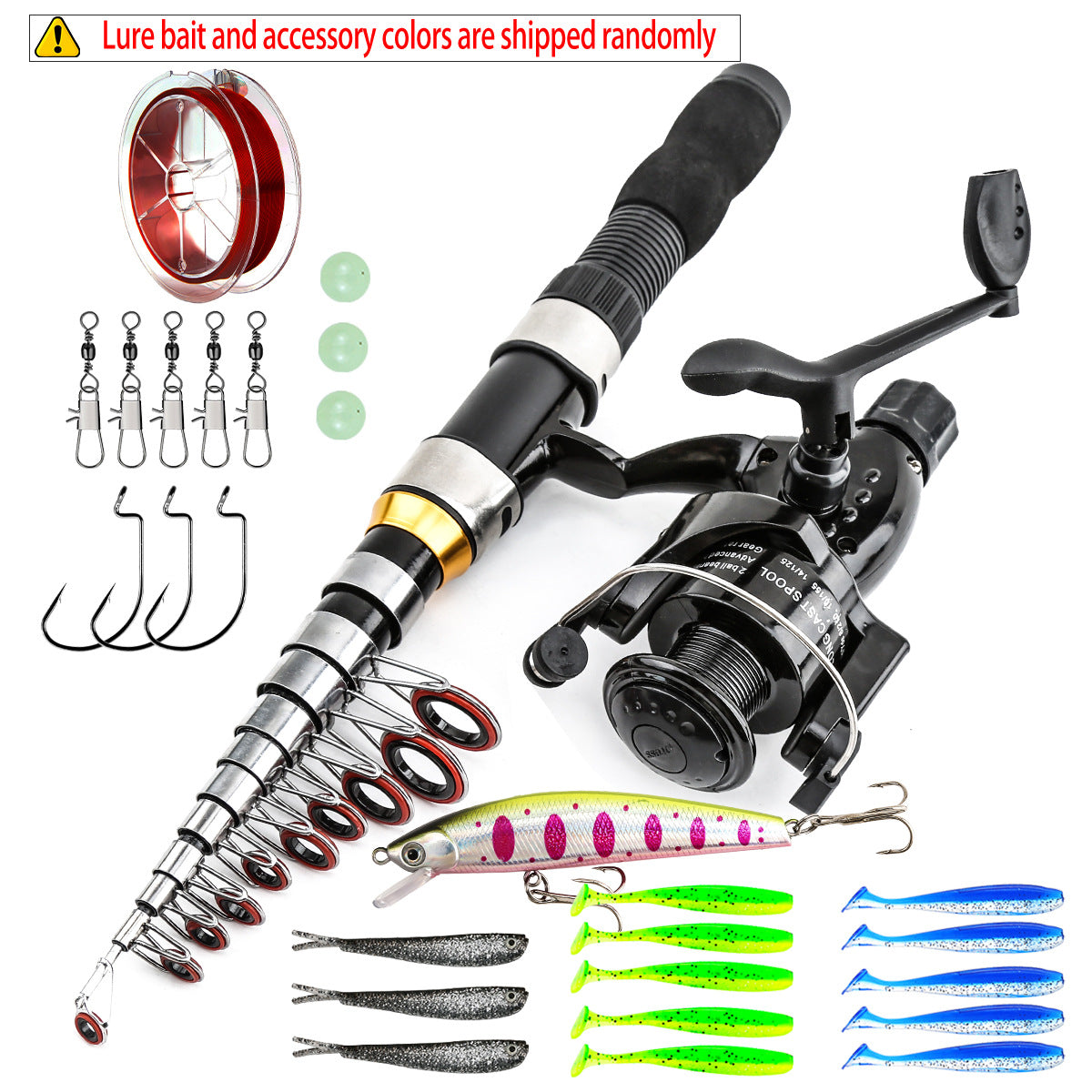 Professional fishing rod set