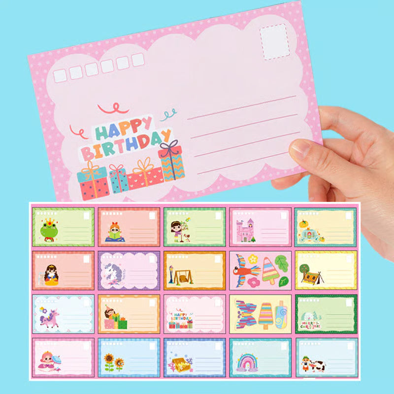 🎃Cartoon Colorful Painting Set with Scraper for Kids🎨