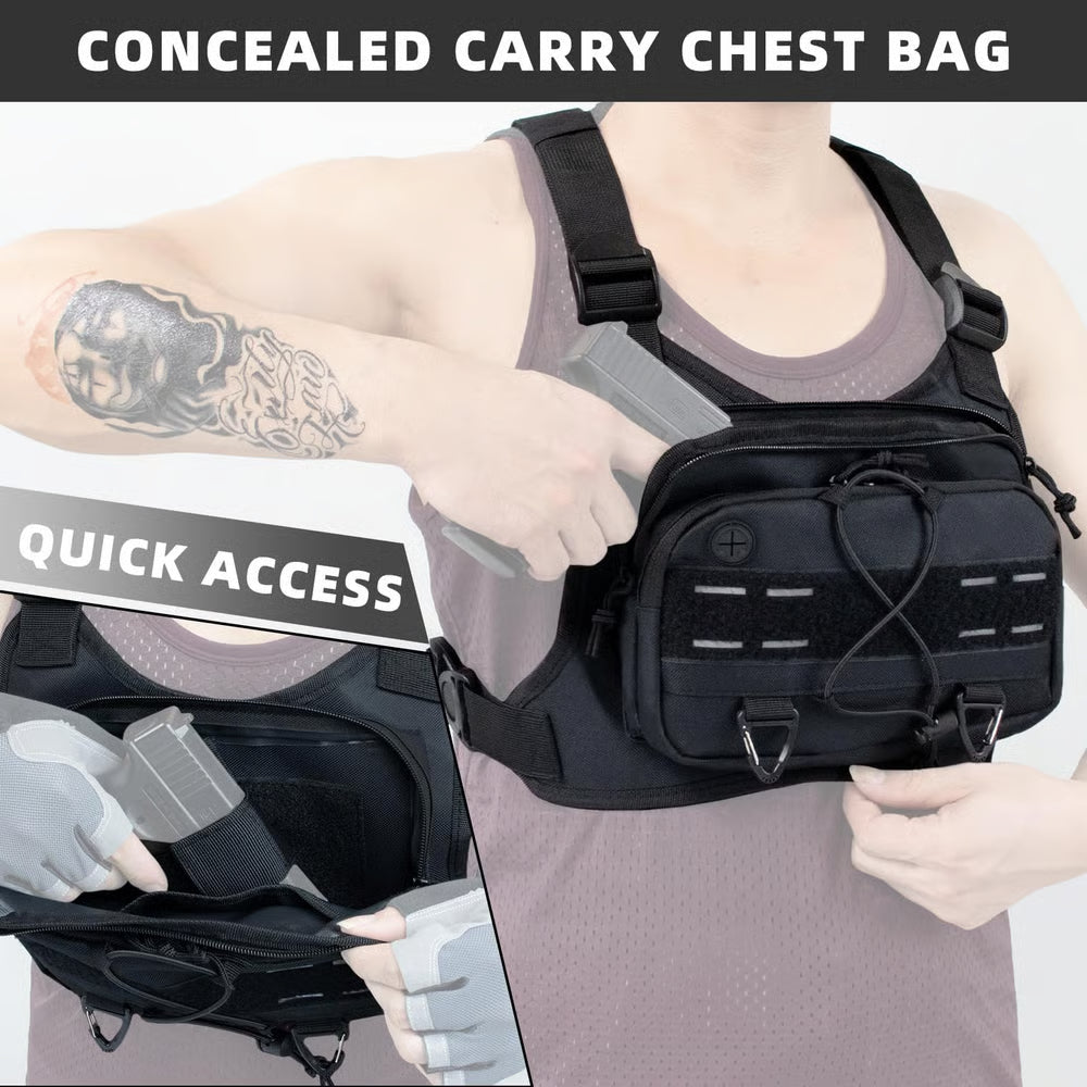 🏃‍♂️ STORM-PROOF TACTICAL CHEST PACK